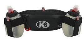 Cinturón de Correr K6 con 2 Botellas