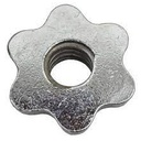 Collar Cromado para Barra de Rosca Estándar K6 (Par)