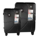 Set de 2 Maletas de Viaje Wilson Oviedo Negro 20" y 24"