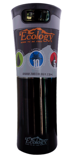 [12206] Vaso Térmico Ecology Pinguino Emperador 16 oz (NEGRO)