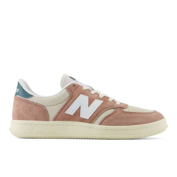 [CT500GB-D-10.5] Zapato Lifestyle New Balance T500 (Vinotinto y Blanco, 10.5)