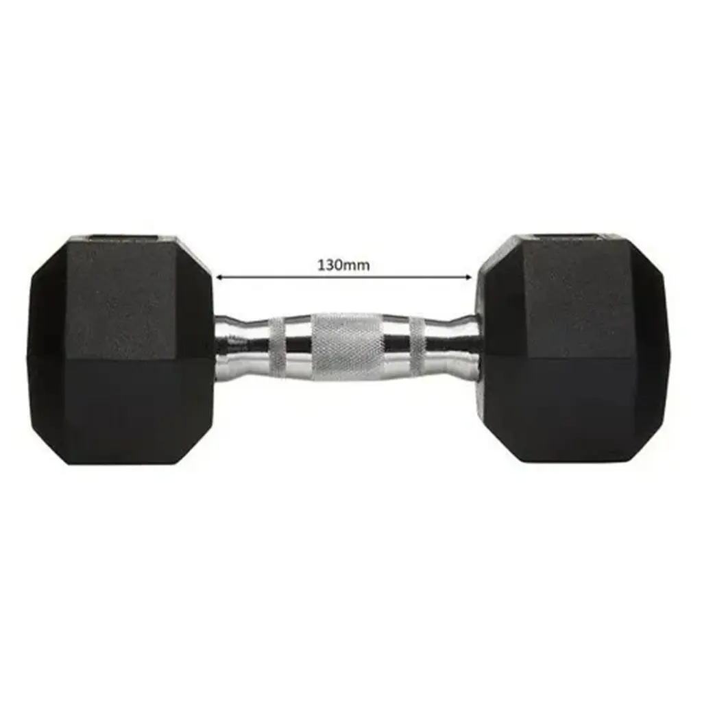 Mancuerna Pesa K6 Hexagonal Encauchetada 25kg 