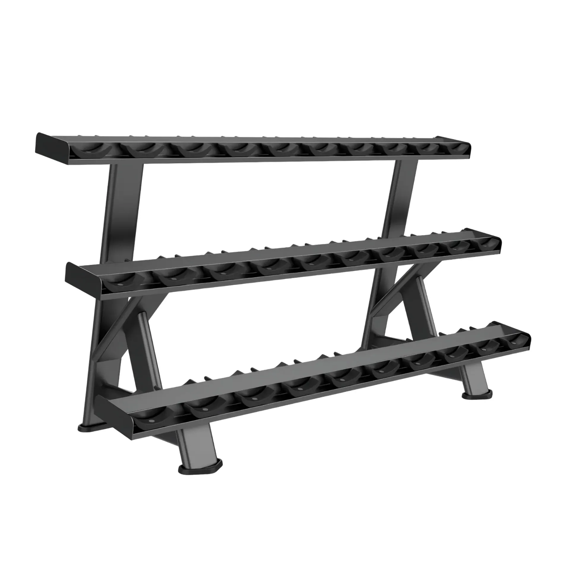 [66641] Soporte para mancuernas de 3 niveles K6 Professional Force Pro