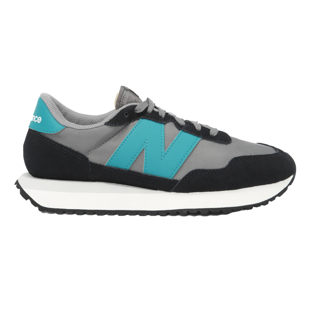 [MS237WB-D-10.5] Zapato Lifestyle New Balance 237 (Gris y Negro, 10.5)
