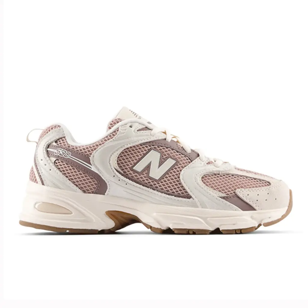 [U530SUA-D-10.5] Zapato Lifestyle New Balance 530 (Blanco y Rosado, 10.5)