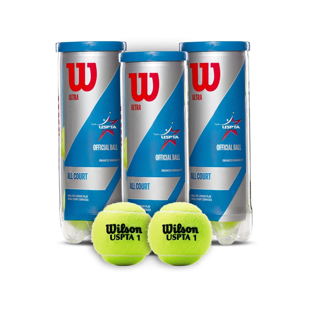 Combo Pelotas de Tenis Wilson Ultra All Court 3P X 3T