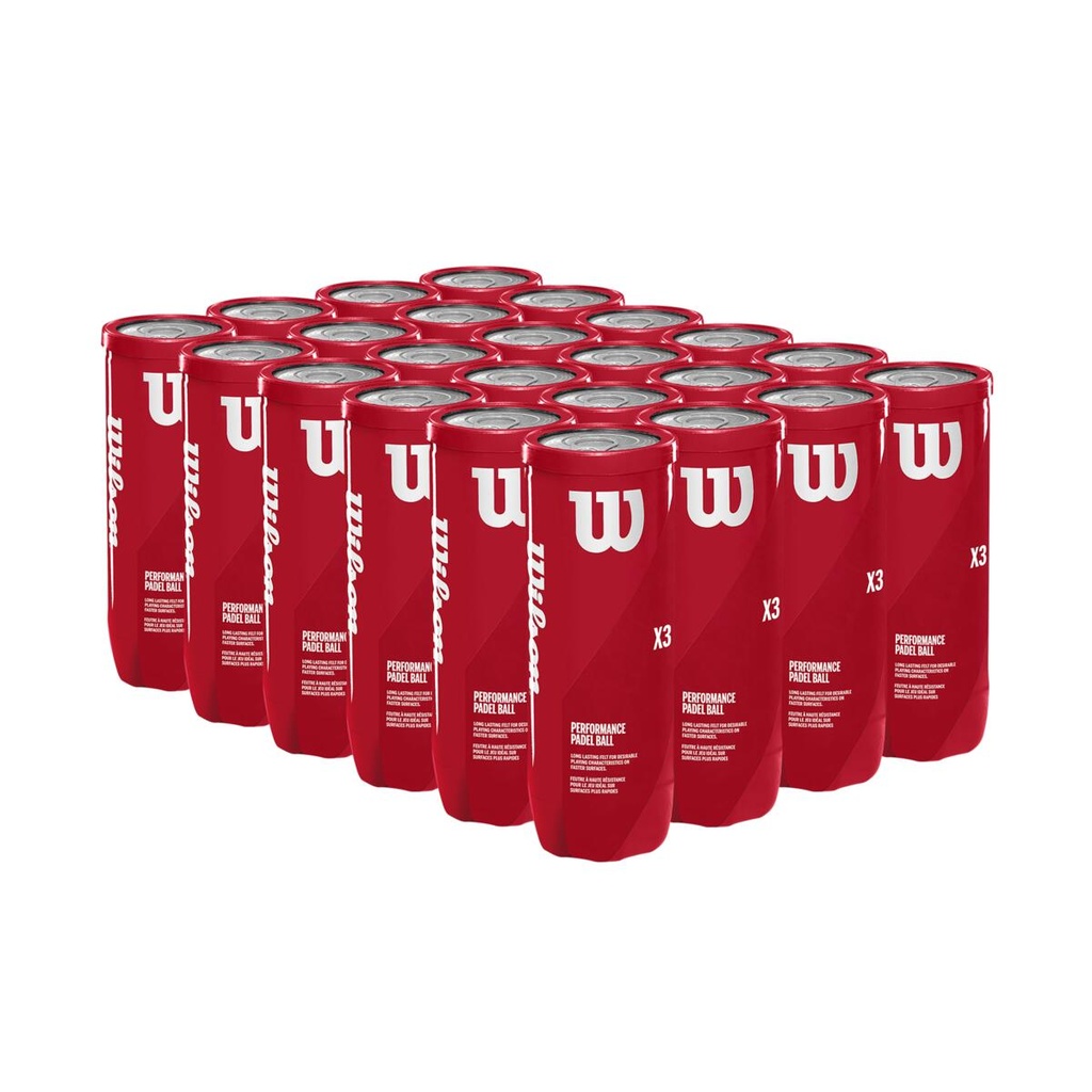 Pelotas De Pádel Wilson Tubo X3 24unds