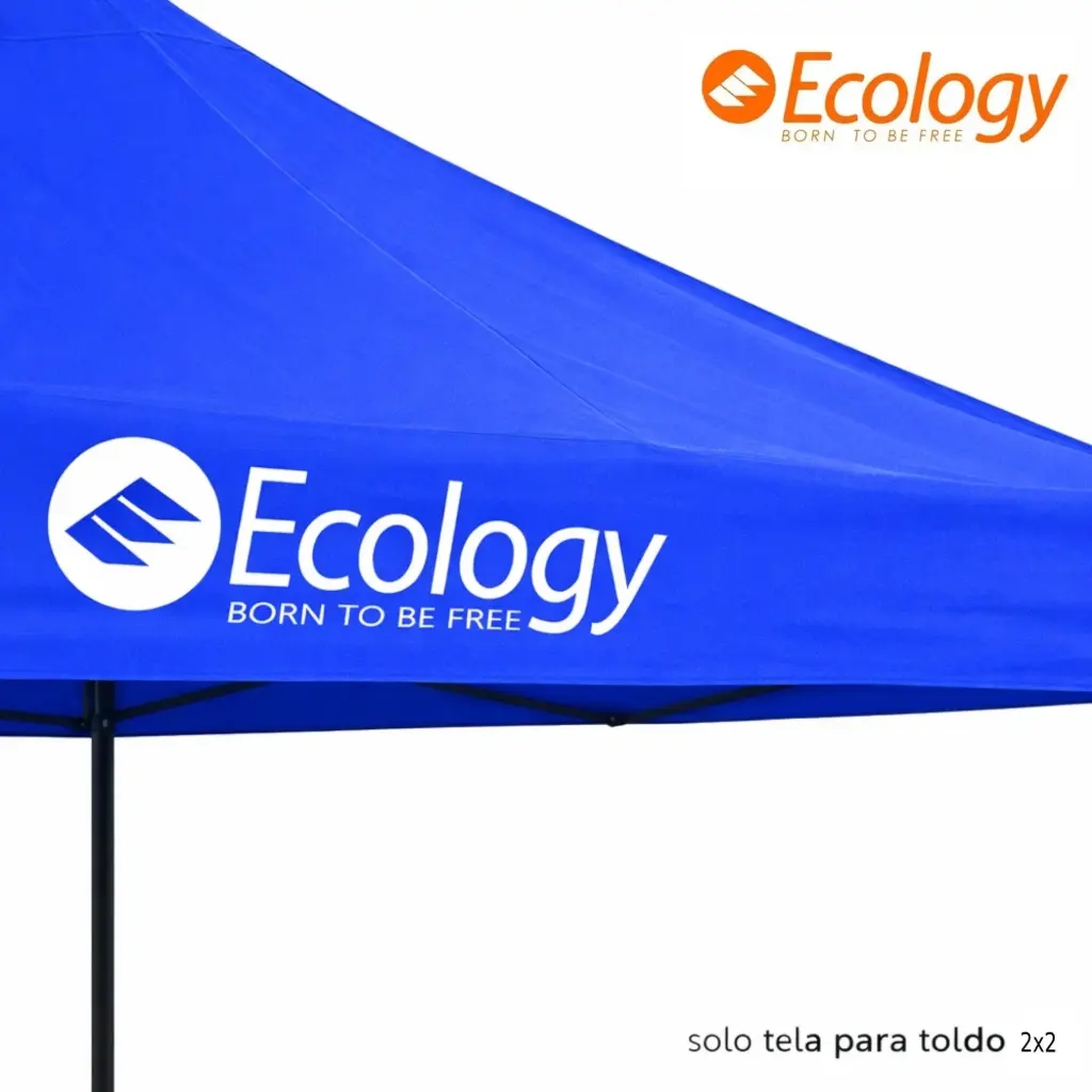 [12083-A] Tela para Toldo 2x2 Tipo Acordeón Ecology Sunshine (AZUL)