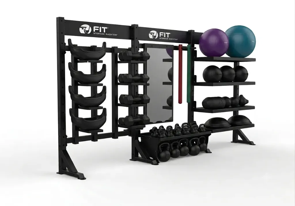 Mueble de almacenamiento para gym triple K6 Professional