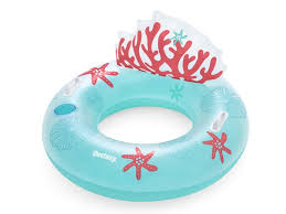 Flotador Inflable Anillo Bestway Coral Bliss Swim Tube 1.07m x 1.13m