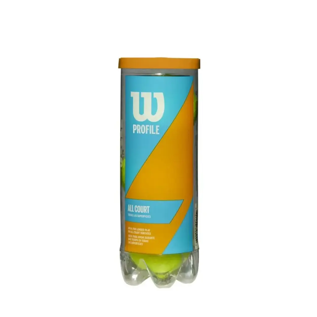[WR8205001001] Pelotas de Tenis Wilson Profile All Court Tarro 3P