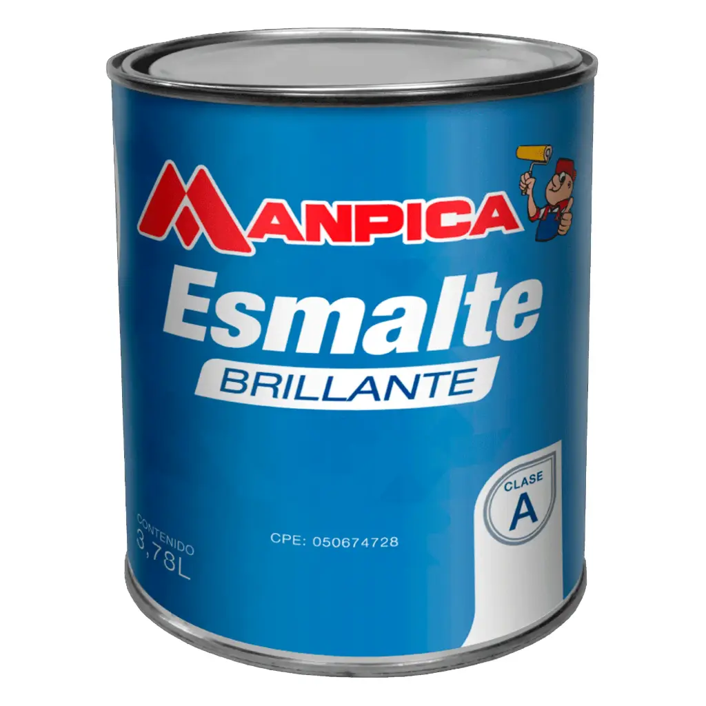 Pintura Esmalte Brillante Manpica Premium Tipo A Galón   