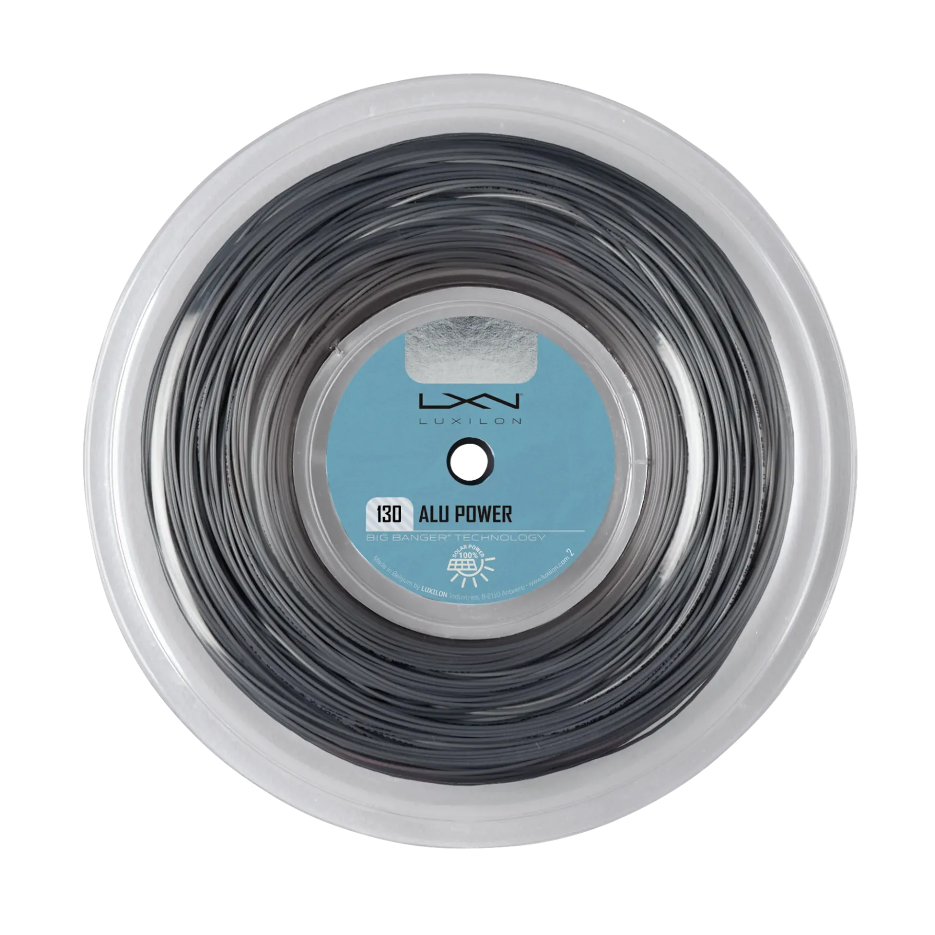 Rollo de Cuerda para Raquetas Wilson Luxilon Alu Power 130 Silver (REEL 200M)