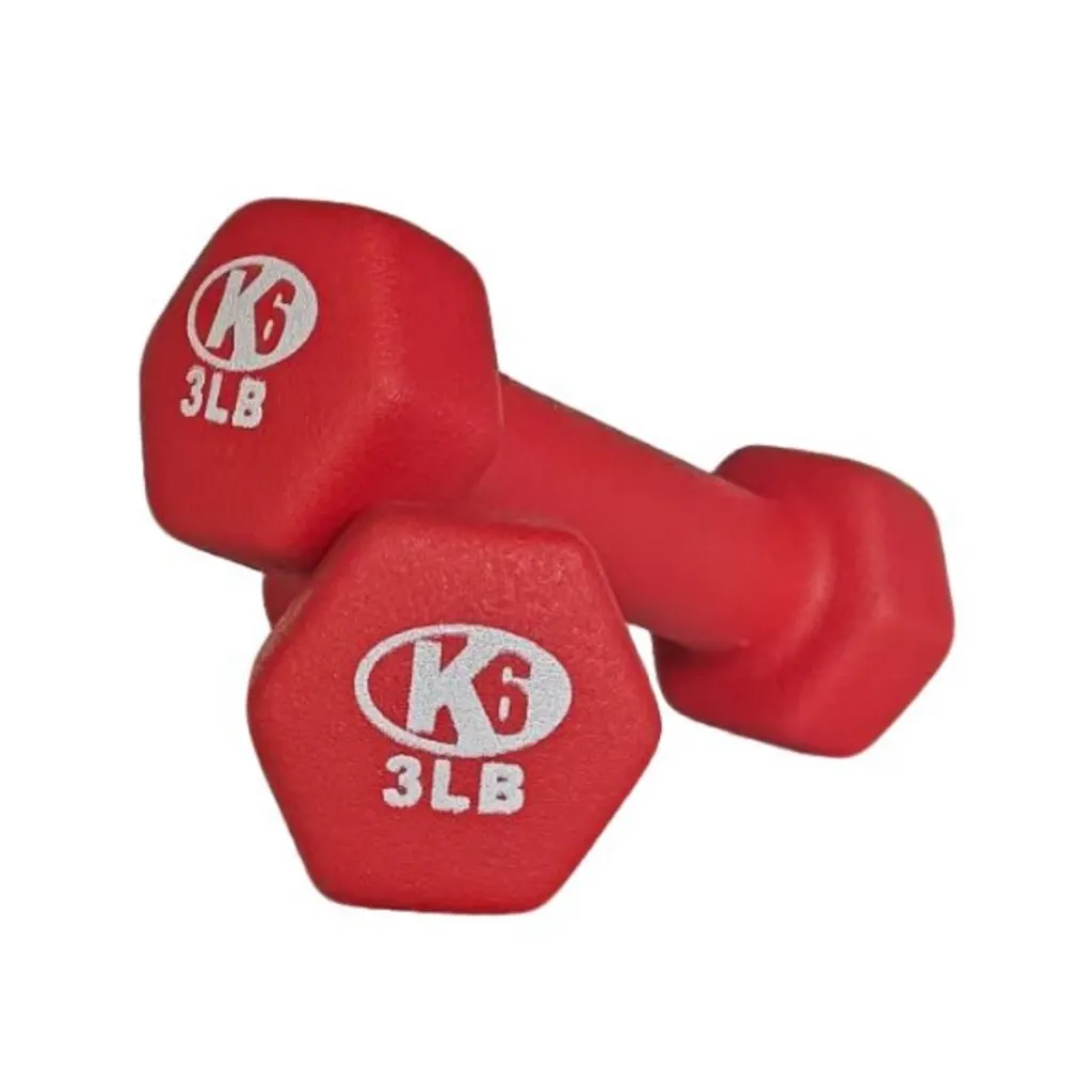 Mancuerna K6 de Neopreno 3LB