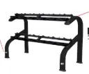 Soporte para Mancuernas Hexagonales de 2 Niveles K6 2/2