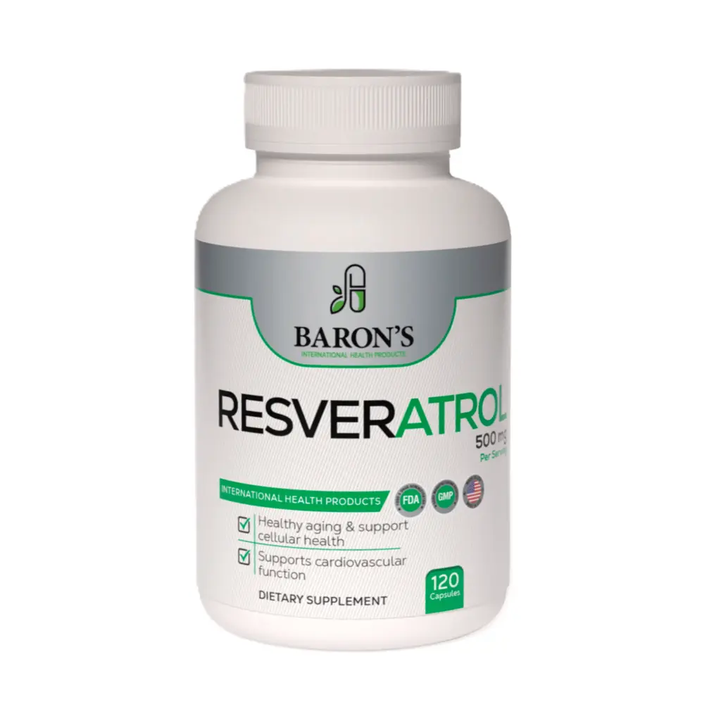 [039-LB-BIHP] Resveratrol Baron's 500mg 120 Cápsulas 