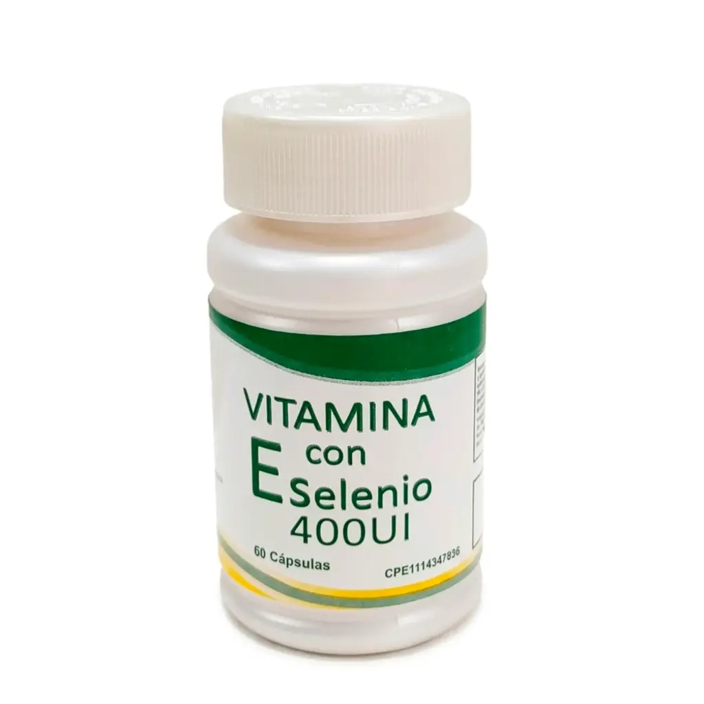 Vitamina E + Selenio Laboratorios Baron's 400UI 60 Cápsulas Blandas 