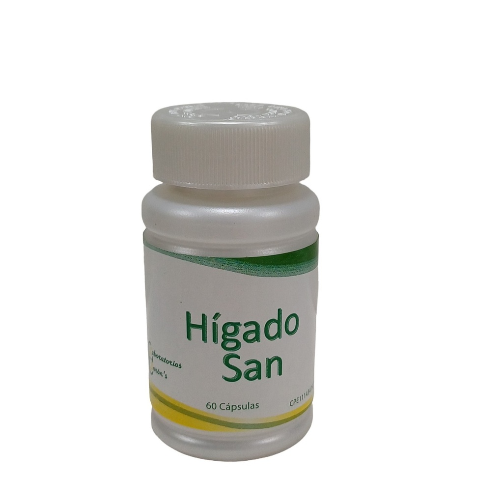 Higado San Milk Thistle Laboratorios Baron's Cardo Mariano Detox 300mg 60 Cápsulas 