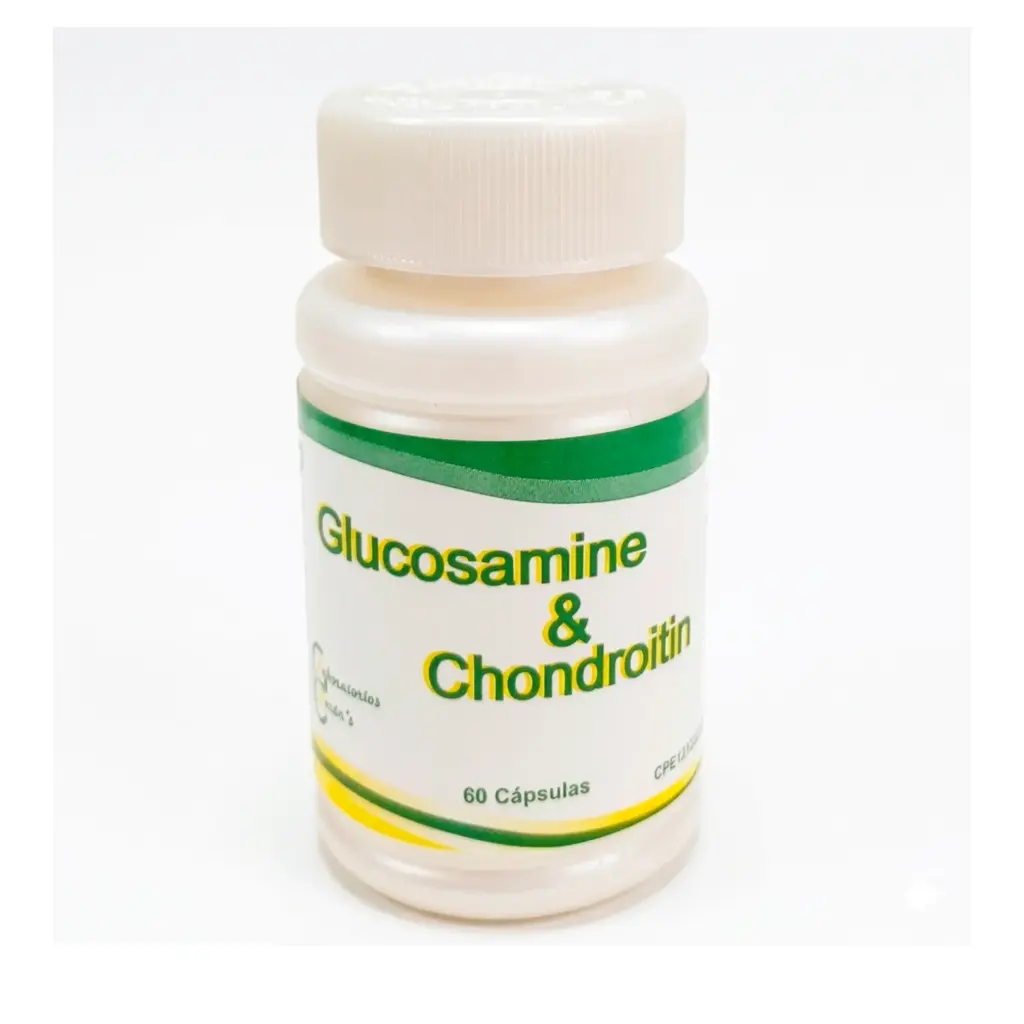 [012-LB] Glucosamina 400mg + Chondroitin Laboratorios Baron's 200mg 60 Cápsulas 