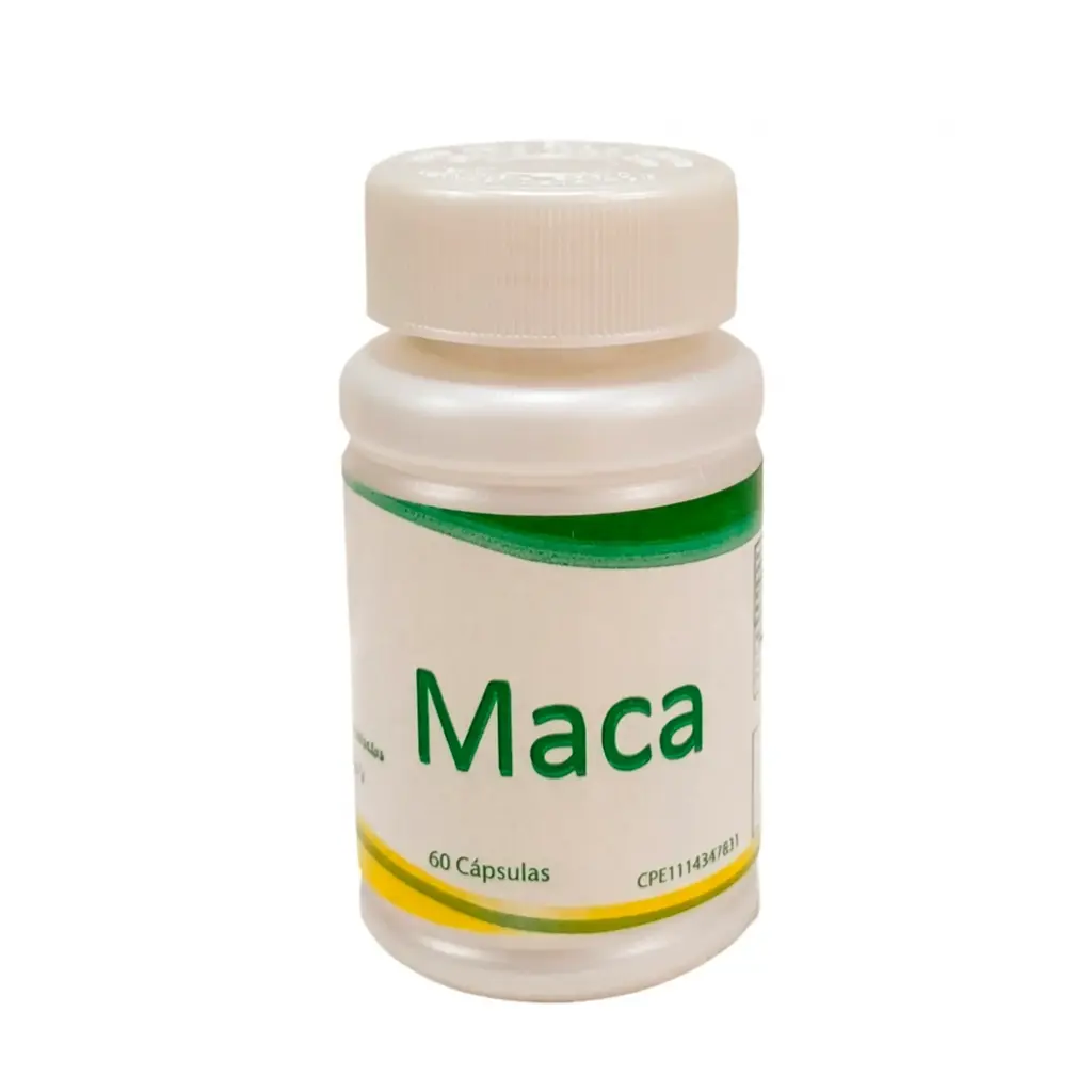 Maca Laboratorios Baron's Energía y Equilibrio Hormonal Natural 500mg 60 Cápsulas