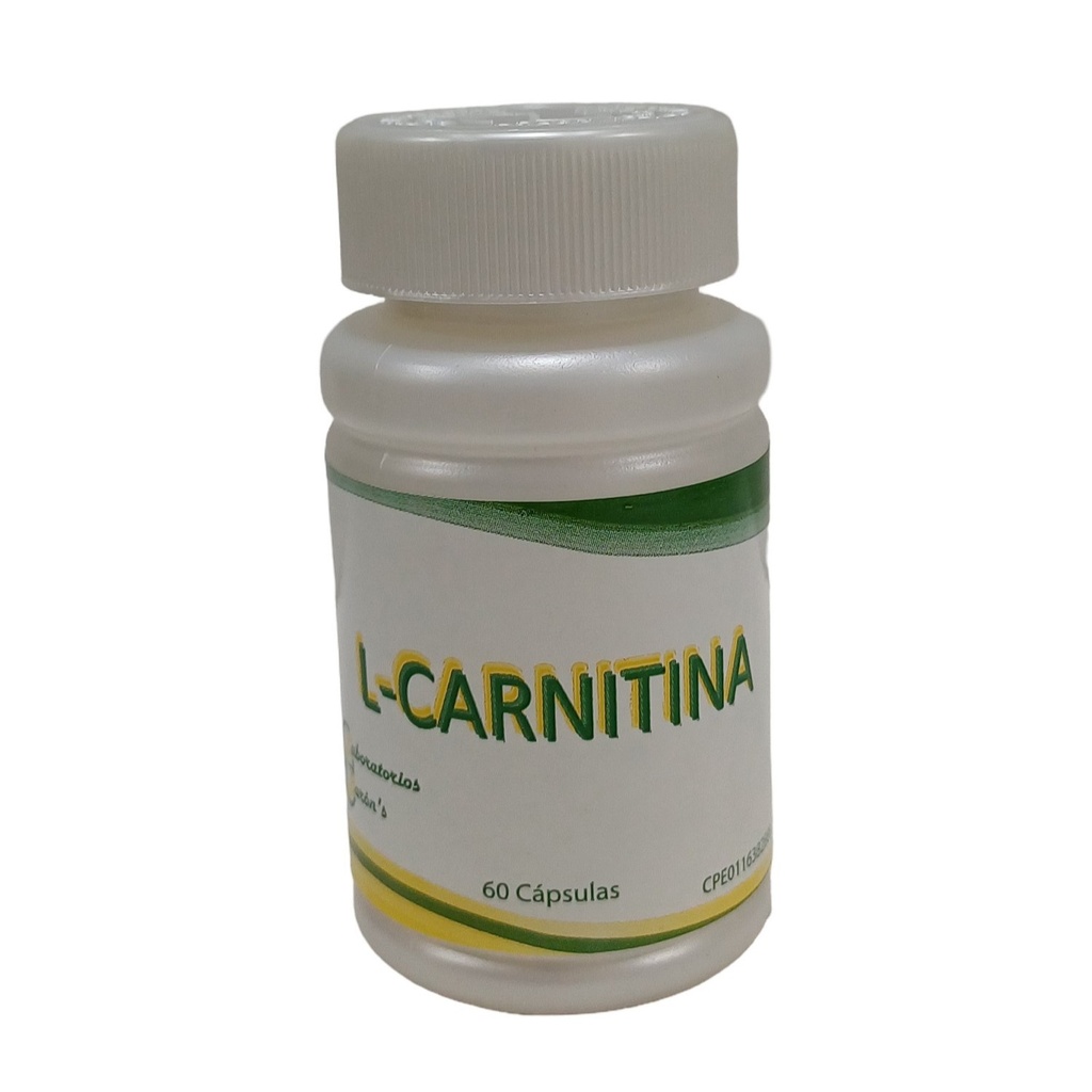 L-Carnitina Laboratorios Baron's Quema Grasa y Energía 300mg 120 Cápsulas 