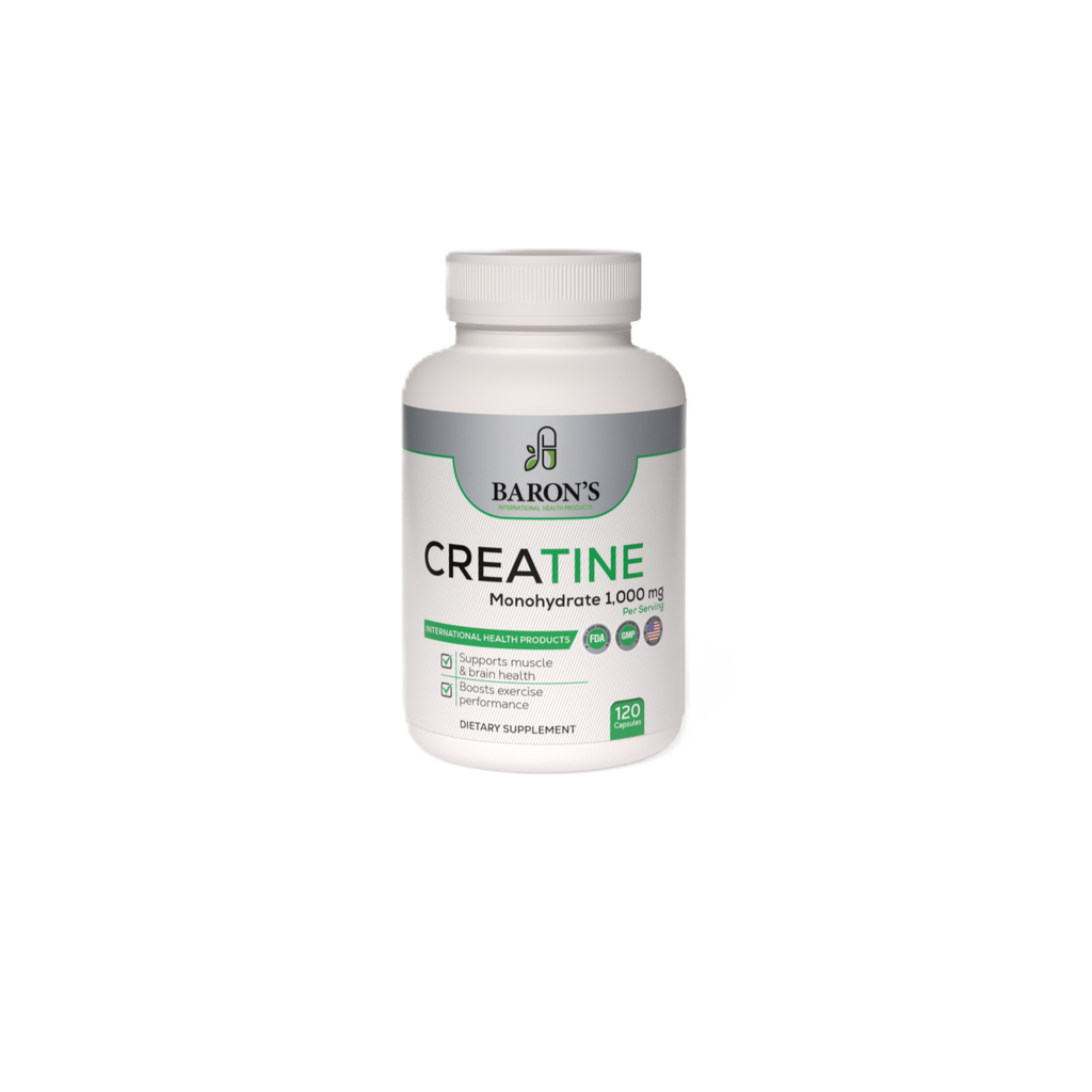 Creatina Monohidratada Baron's 100mg 120 Cápsulas 