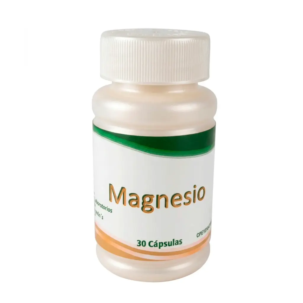 [034-LB] Citrato de Magnesio Laboratorios Baron's Puro 100mg 30 Cápsulas