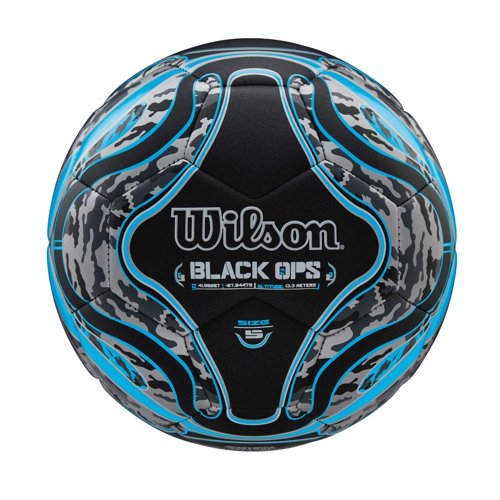 Balón de Fútbol Wilson Black Ops Ng/Bl (NO.5) (E8308)