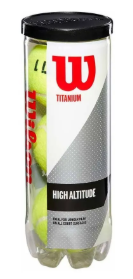 Pelotas de Tenis Wilson Titanium en Envase 3 unidades (T1021)