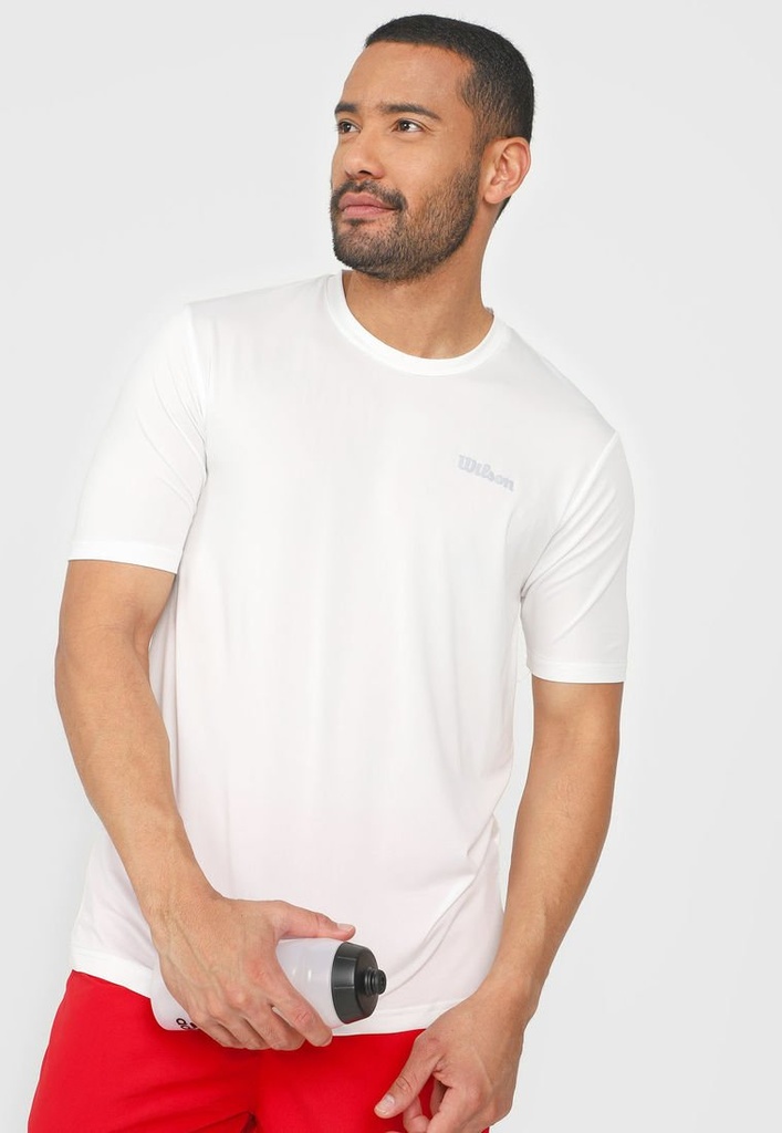 [WT59037] Camiseta Wilson Ultra Light Cuello Redondo Caballero 59034 Blanco (L)
