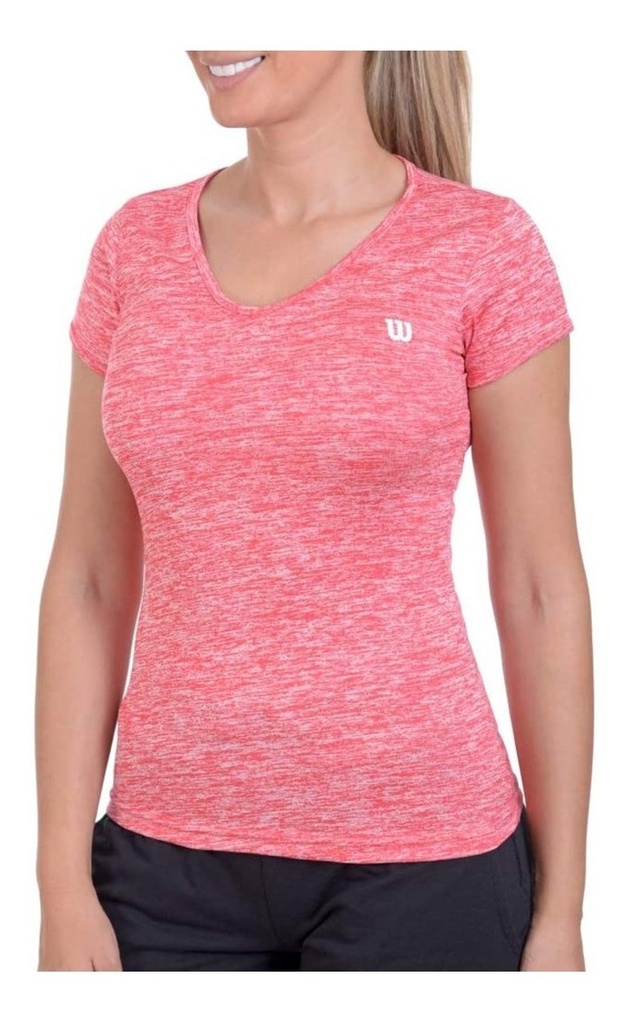 Camiseta Wilson Jaspeada Dama 71566 Rosa