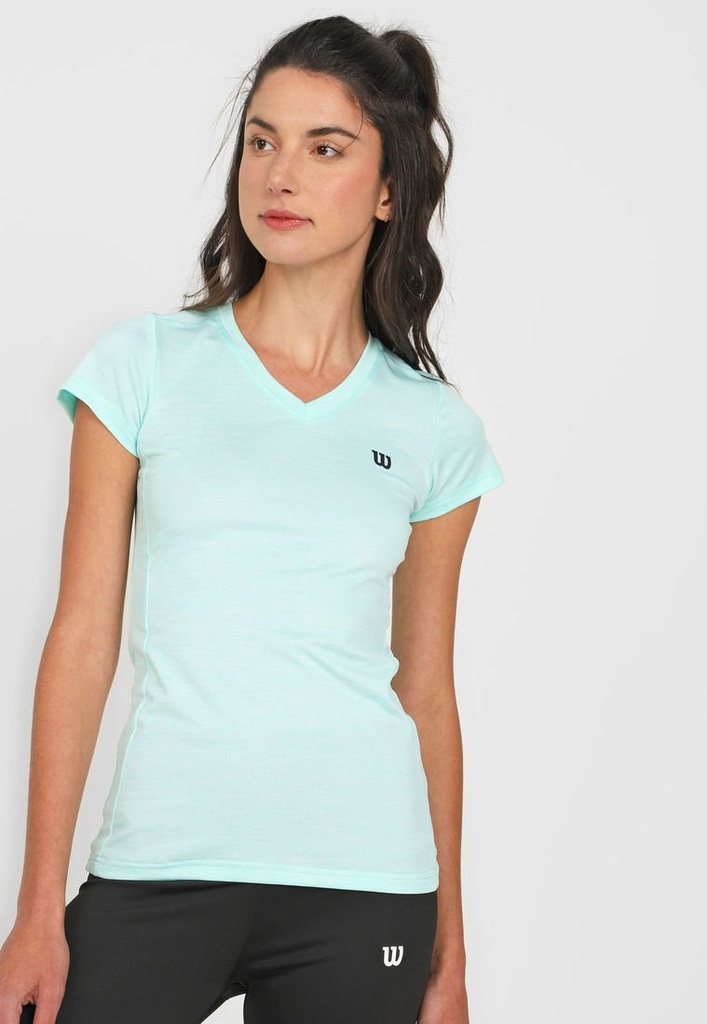 Camiseta Wilson Deslavada Dama 71592 Verque Aqua