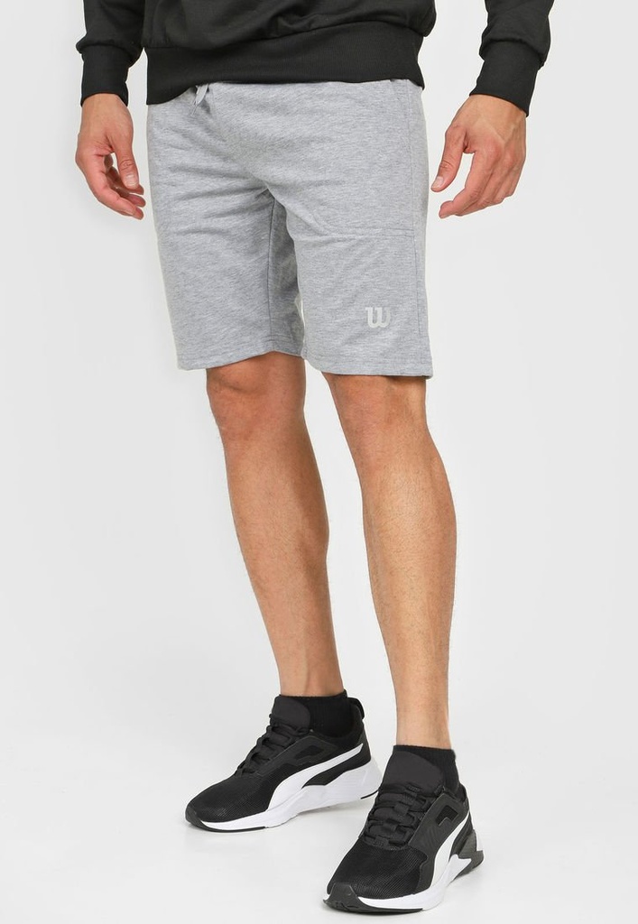 Pantaloneta Short Wilson French Terry Caballero 79514 Jaspeado