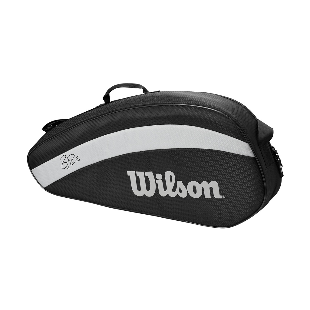 Bolso de Tenis Wilson Roger Federer Team 3Pk (NEGRO) (Z580100)