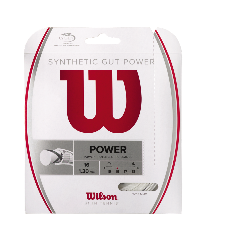 Set Cuerda para Raqueta Wilson Synthetic Gut Power 16 (Z945)