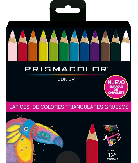 Colores Tri Prismacolor x 12