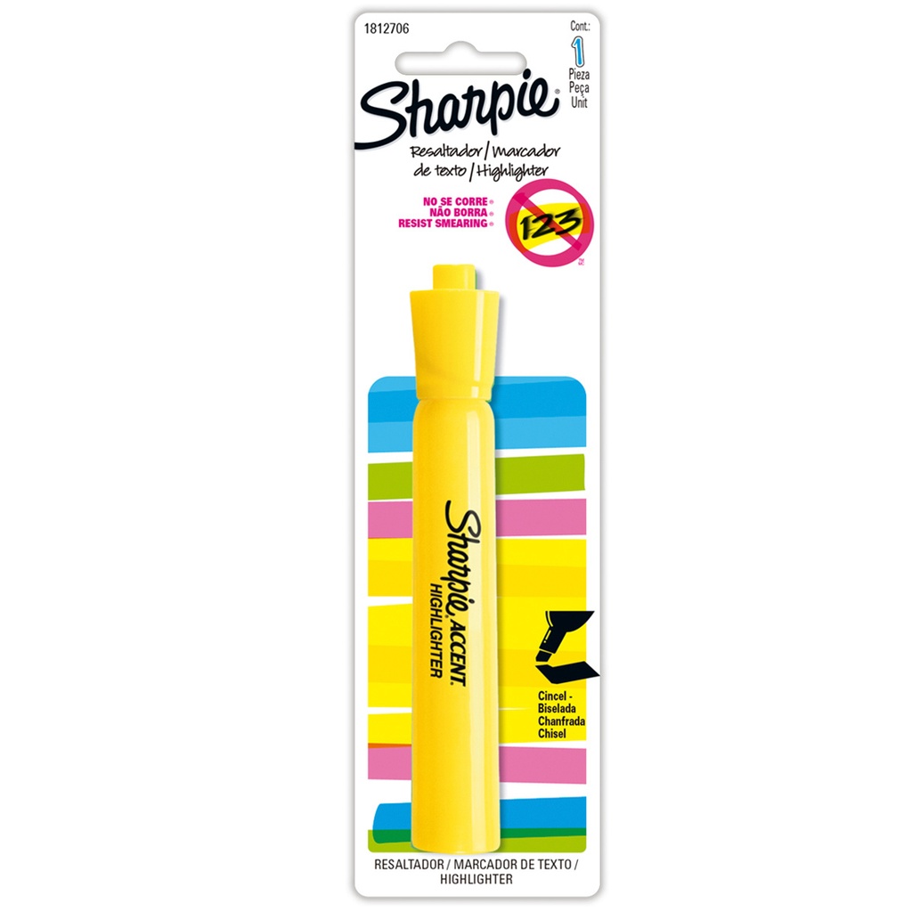 Resaltador Sharpie Major Tank Sharpie Tx1 Amarillo