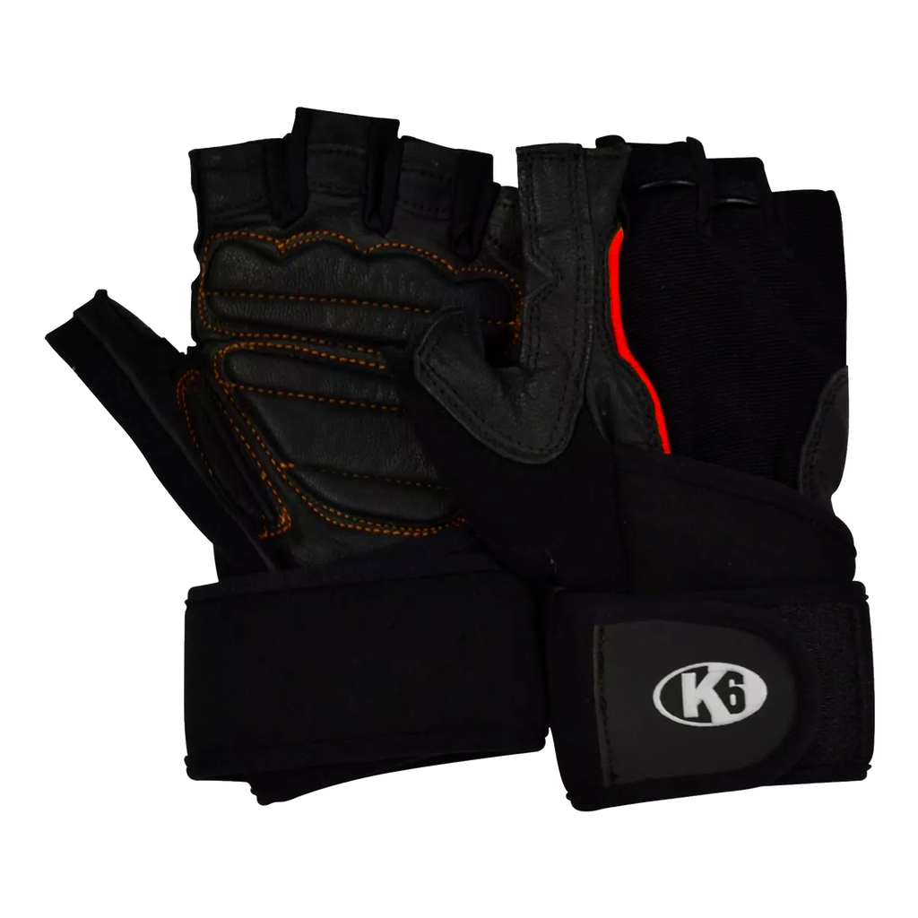 Guantes para Pesas K6 Ice Border Rojo