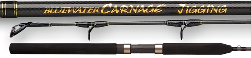 [1238710] Caña de pescar Casting Penn Bluewater Carnage Jig 5`8" (1pieza) rigidez H lb-tst 80-130 #guias 9 CARJG80130C58 (1238710)
