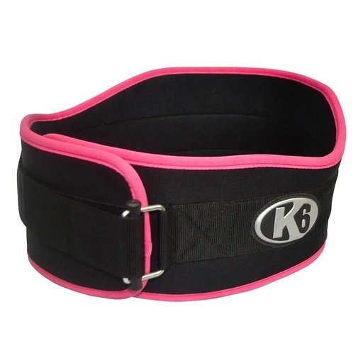 Cinturón para Levantar Pesas K6 Supremacy Rosado