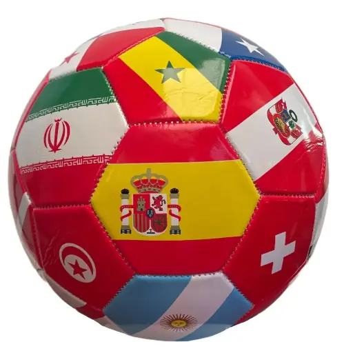 [93000] Balón De Fútbol No.5 Banderas Mundial