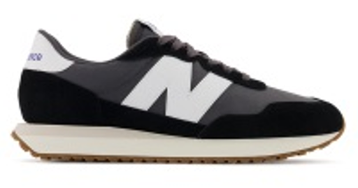 [MS237GA-D-Bult] Zapato de hombre Lifestyle New Balance 237 gris/negro (bulto x 12 und)