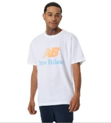Camisa de hombre New Balance Essentials Celebrate Lila