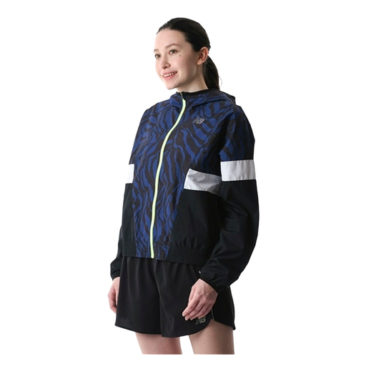 Chaqueta de mujer New Balance Negro/Azul Marino