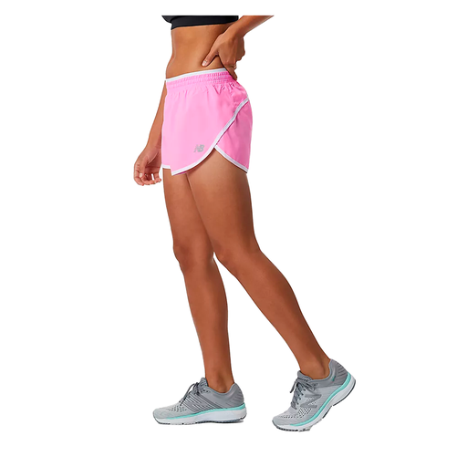 Short de Mujer New Balance Accelerate Rosado/Blanco