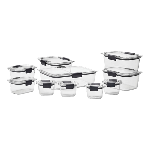 [1990616] Set de Envases 20 Piezas Cierre Hermético Brilliance Rubbermaid