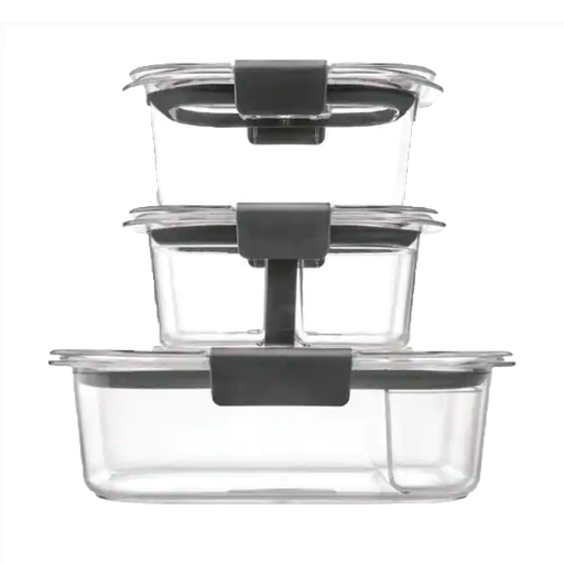 [2024857] Set de Envases 10 Piezas Con Cierre Hermético Brilliance Rubbermaid