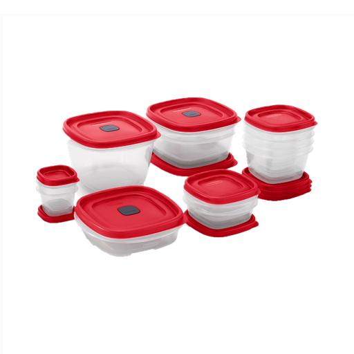 [2112335] Set de Envases 24 Piezas De Varios Tamaños Easy Find Rubbermaid