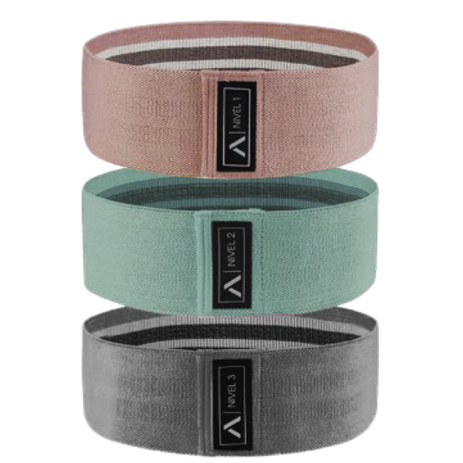 [94164-1] Set de Bandas Elásticas de tela Bronzini Active