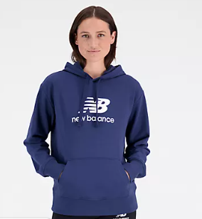 Sueter Mujer New Balance Essential Stacked Logo French Terry